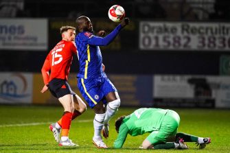 Romelu Lukaku, match Luton Town-Chelsea