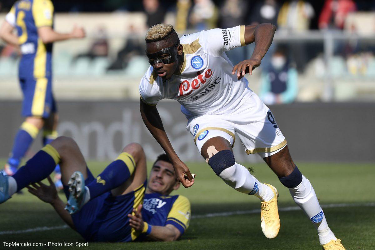 Victor Osimhen, match Hellas Vérone-Naples