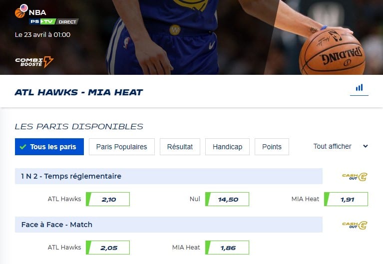 Paris sportifs Parions Sport