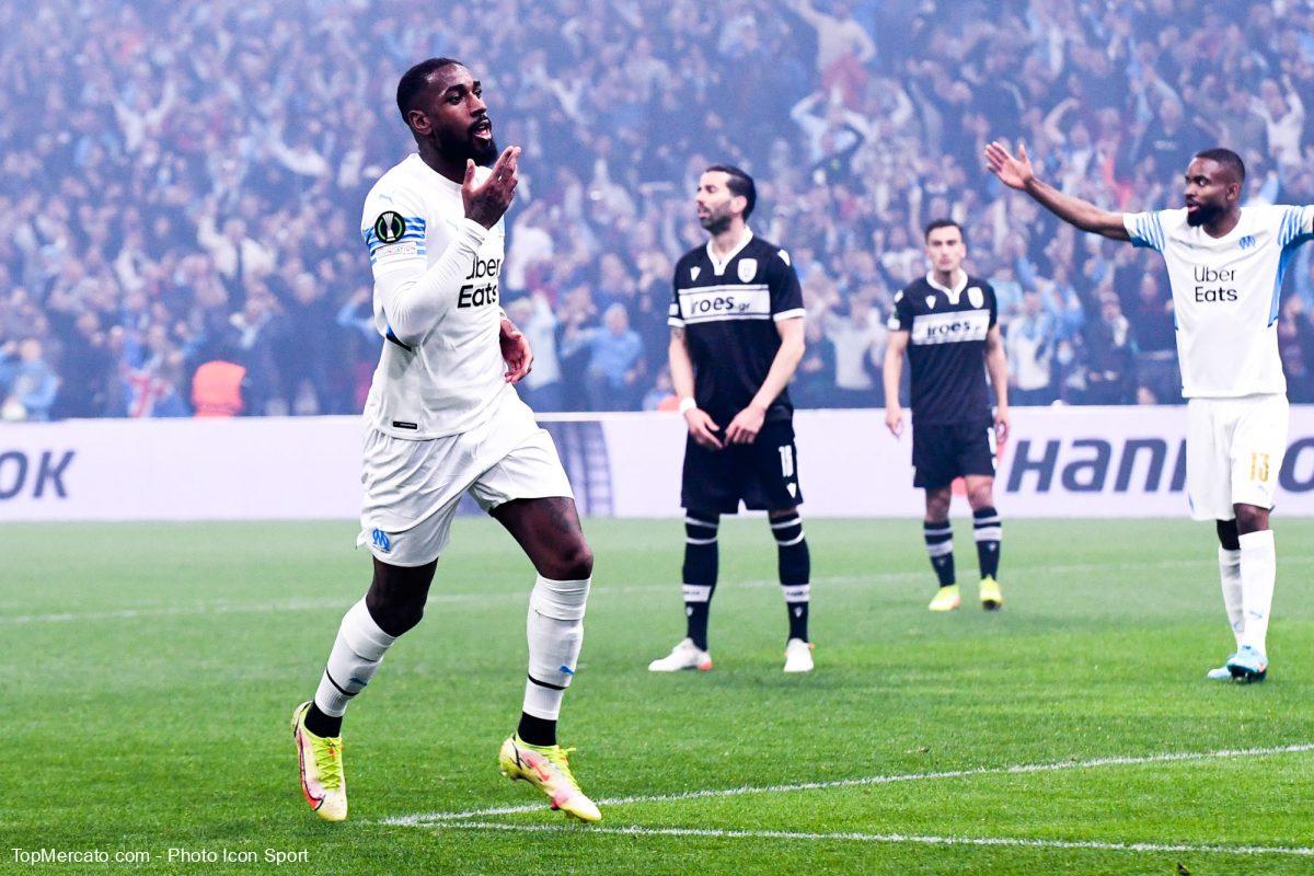 Gerson, match OM Olympique de Marseille-PAOK Salonique