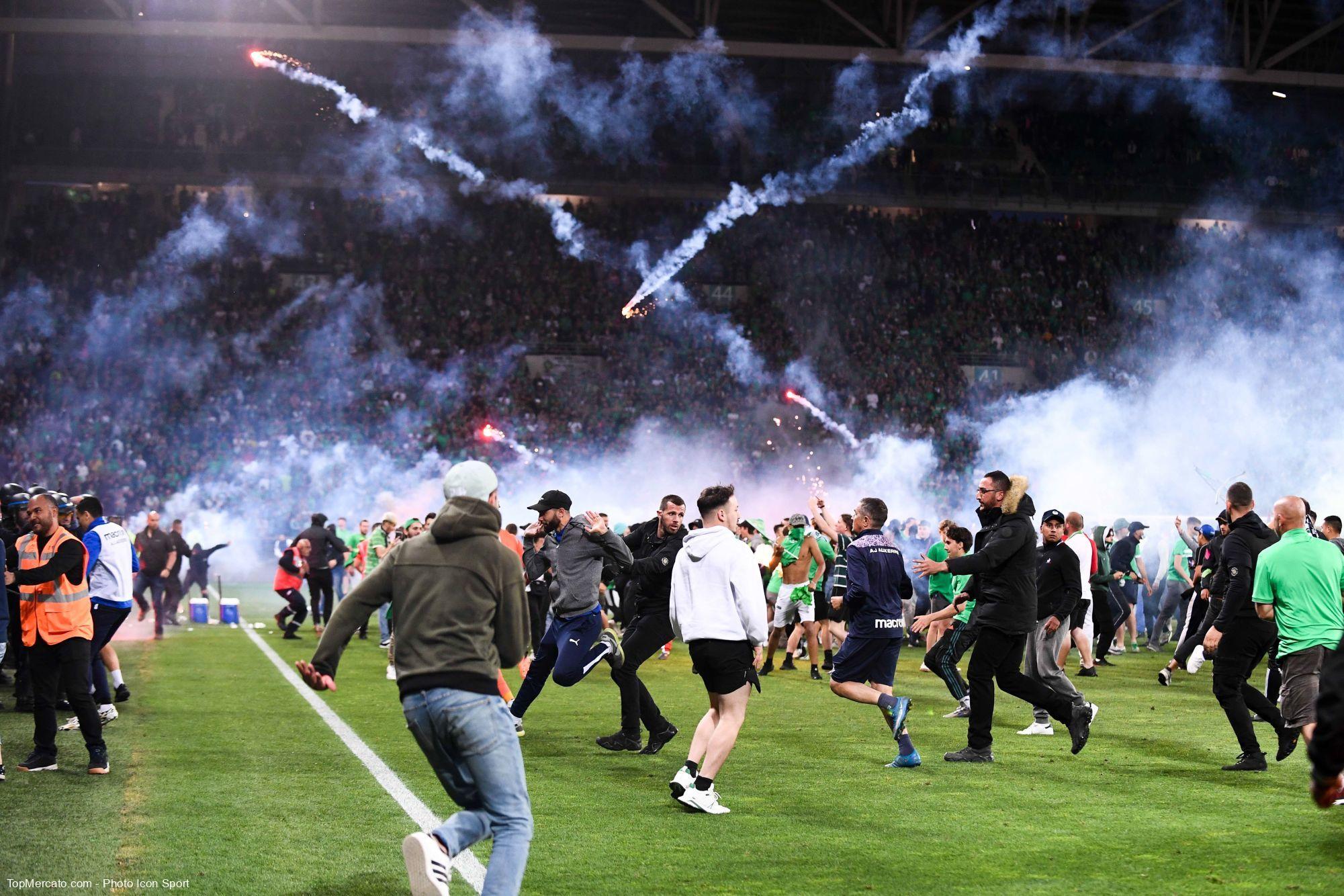 ASSE-Auxerre : les Verts déposent plainte après les incidents