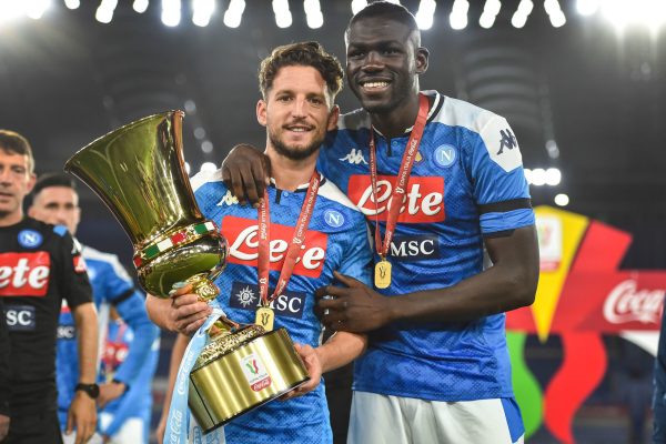 Dries Mertens Kalidou Koulibaly Naples