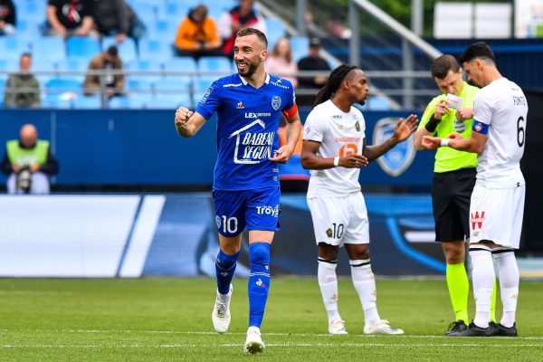 Florian Tardieu, match Troyes-Lille LOSC