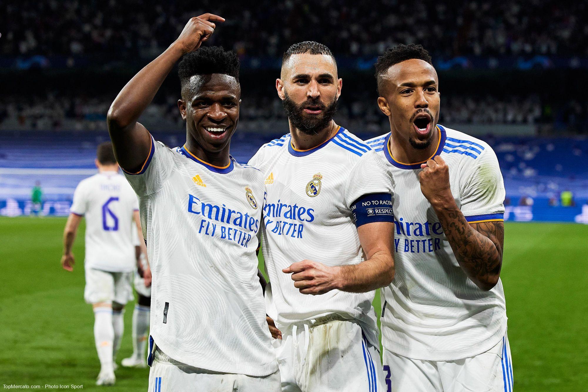 Vinicius Jr Karim Benzema Eder Militao Real Madrid