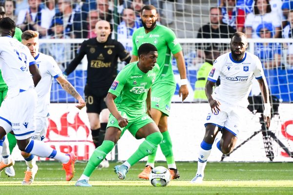 Zaydou Youssouf, match AJ Auxerre-ASSE Saint-Etienne