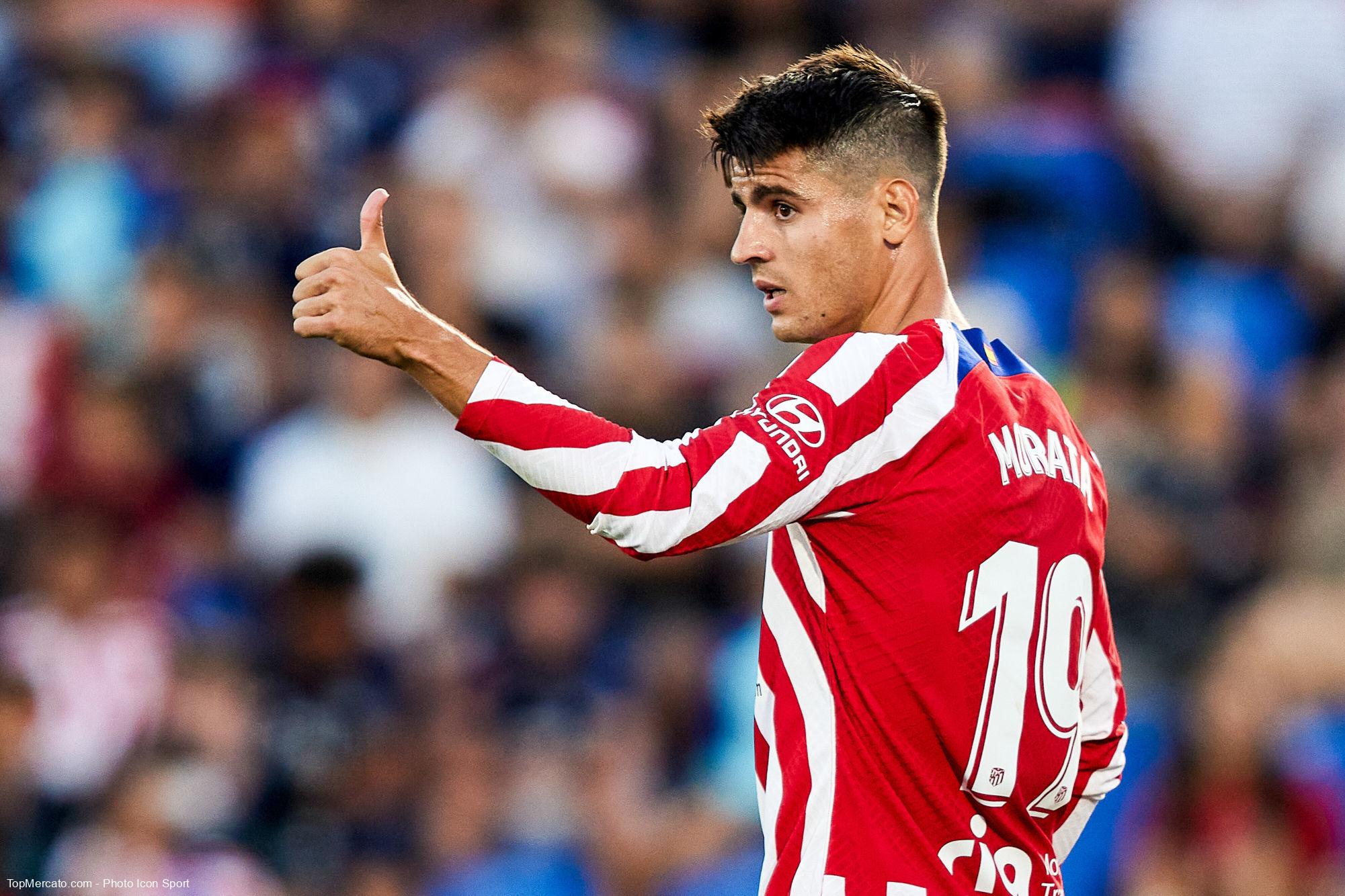 La situation de Morata crispe les dirigeants de l'Atlético Madrid