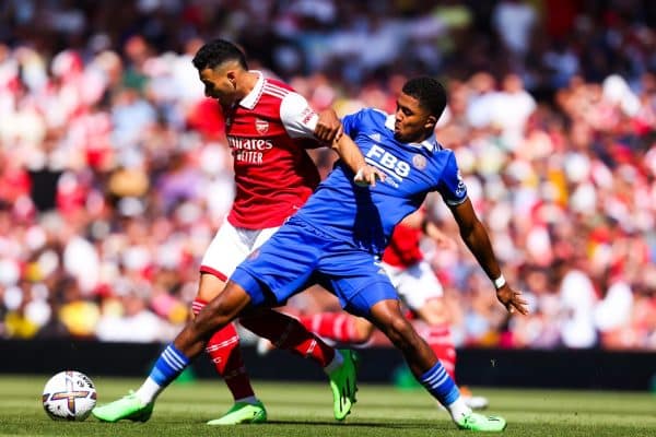 Gabriel Martinelli Wesley Fofana Arsenal Leicester