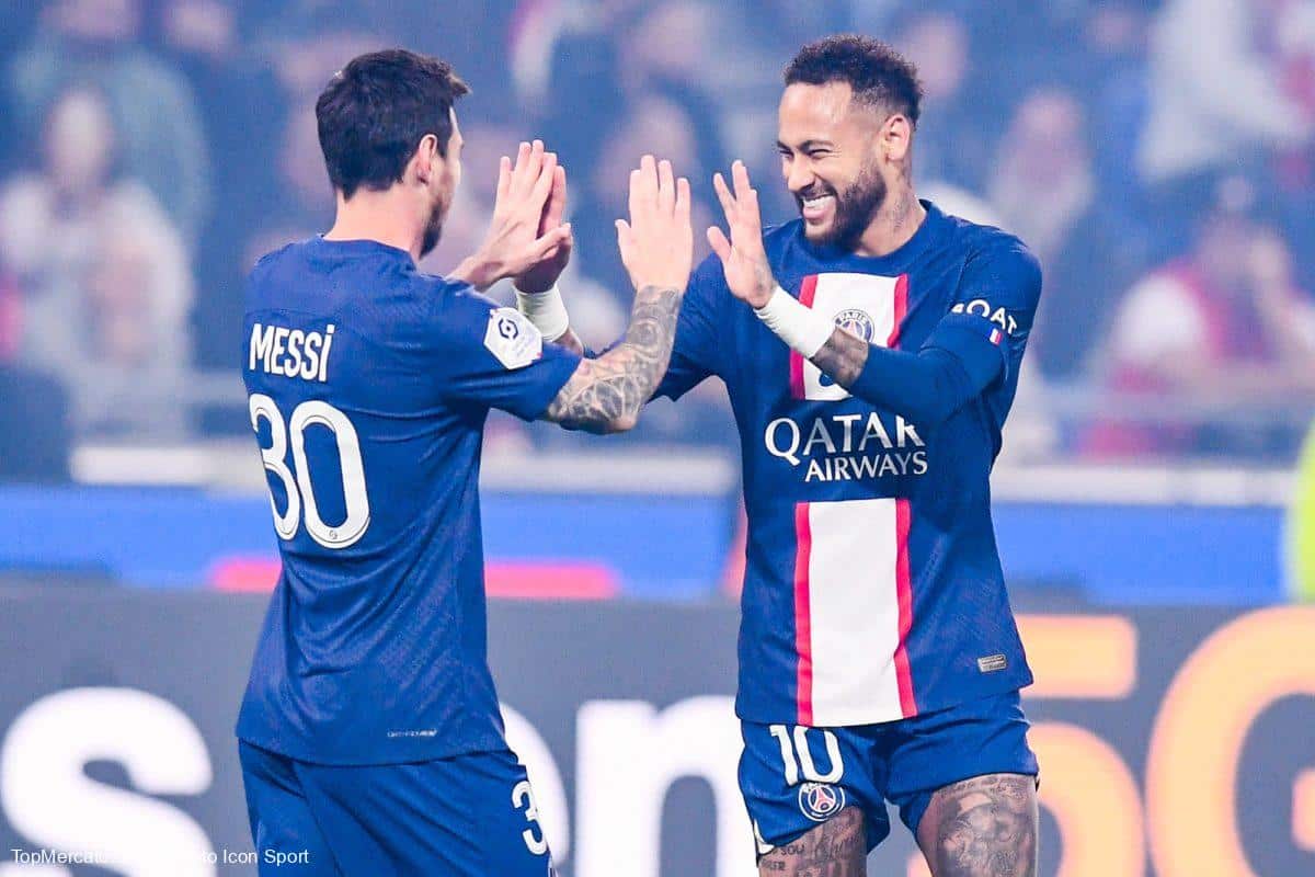 Lionel Messi Neymar PSG