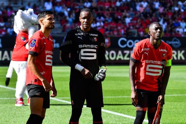 Martin Terrier Steve Mandanda Hamari Traoré Rennes