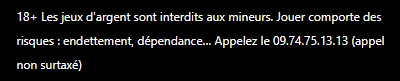 Avertissement