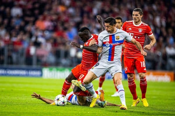 Sadio Mané Robert Lewandowski Bayern Munich FC Barcelone