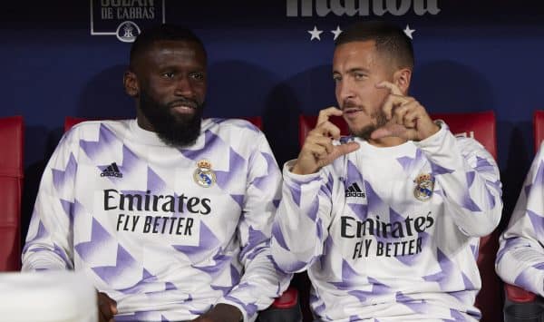 Antonio Rüdiger Eden Hazard Real Madrid