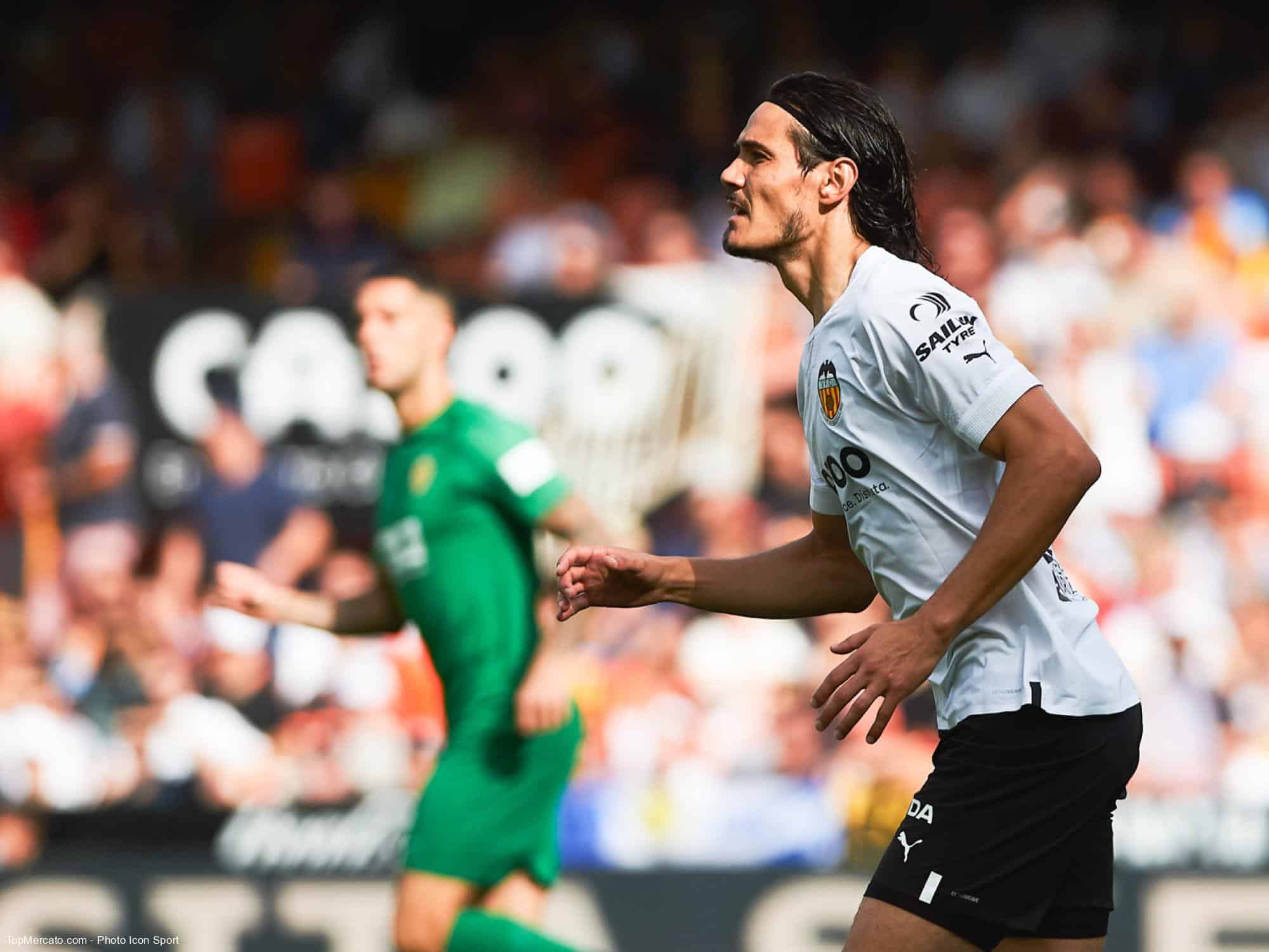 Liga : les premiers buts de Cavani avec Valence