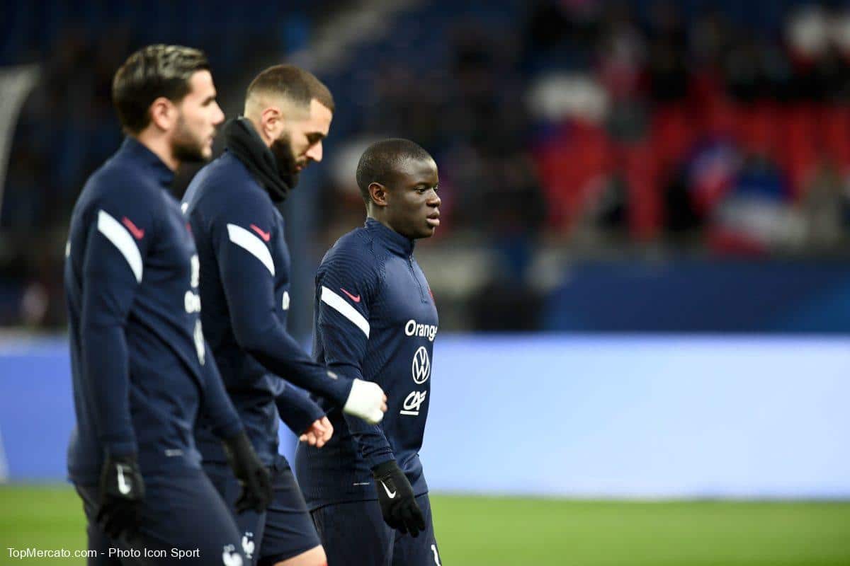 N'Golo Kanté Karim Benzema Equipe de France