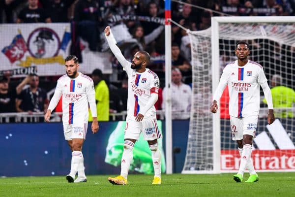 Rayan Cherki Alexandre Lacazette Jeff Reine-Adelaïde OL