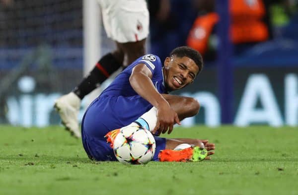 Wesley Fofana Chelsea blessure