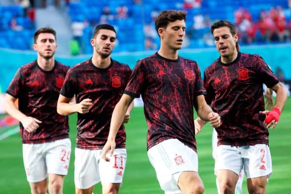 Aymeric Laporte Ferran Torres Pau Torres César Azpilicueta Espagne