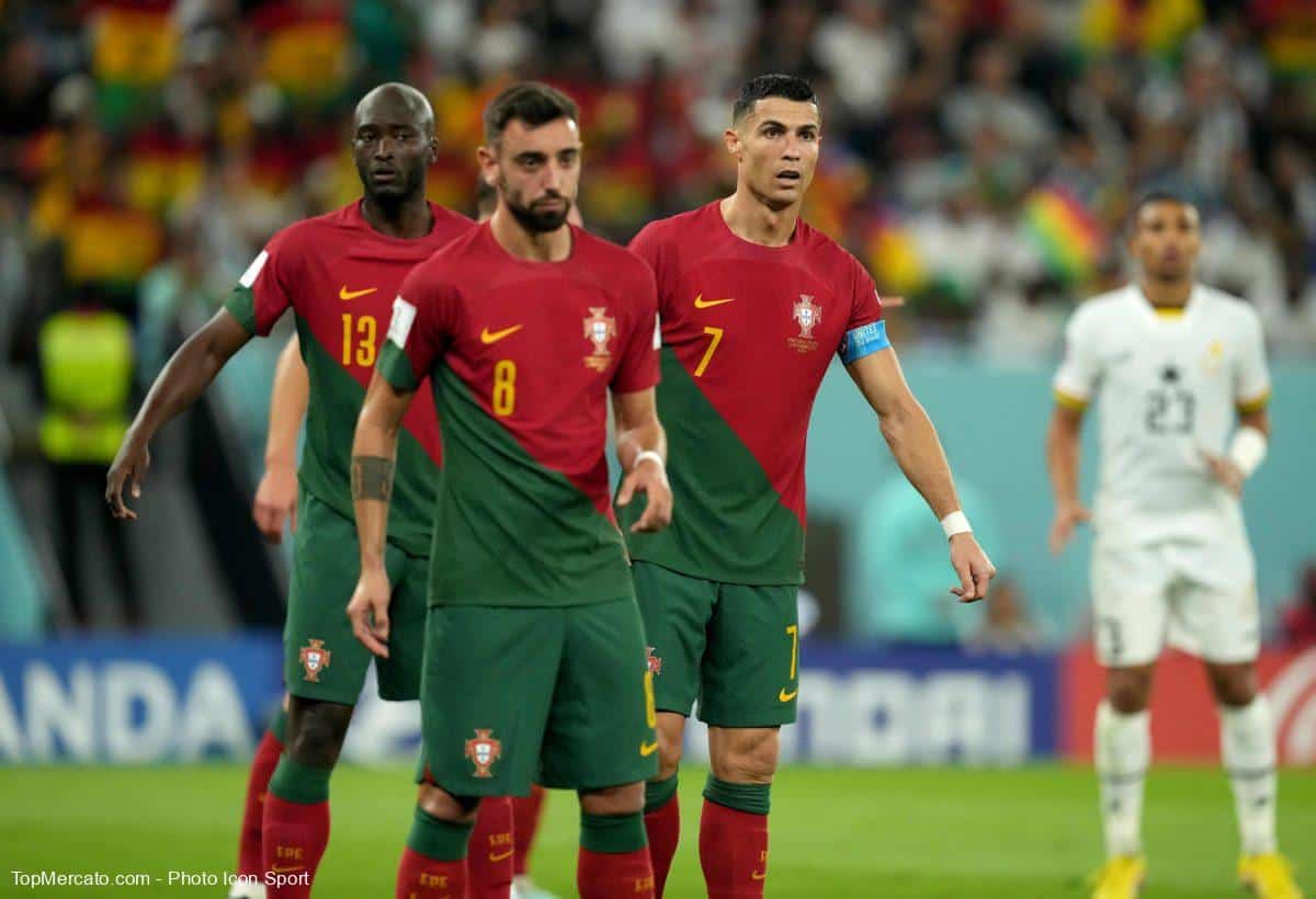 Danilo Pereira Bruno Fernandes Cristiano Ronaldo Portugal