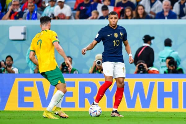 Kylian Mbappé, Equipe de France France Australie