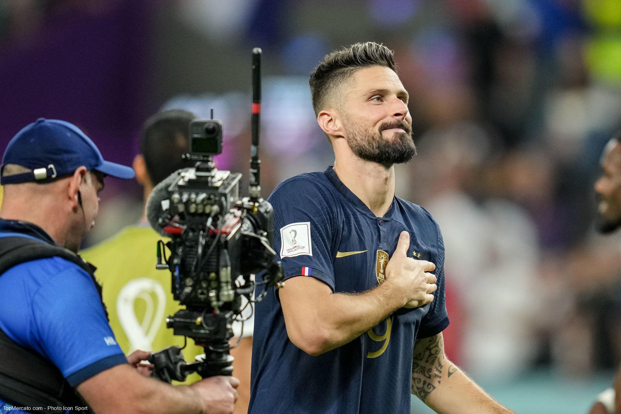 Equipe de France : Dembélé dithyrambique sur Giroud