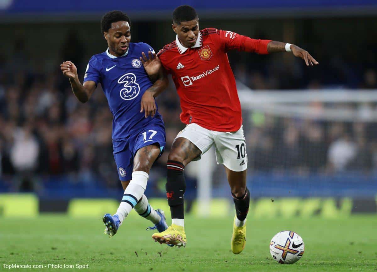 Raheem Sterling Marcus Rashford Manchester United Chelsea