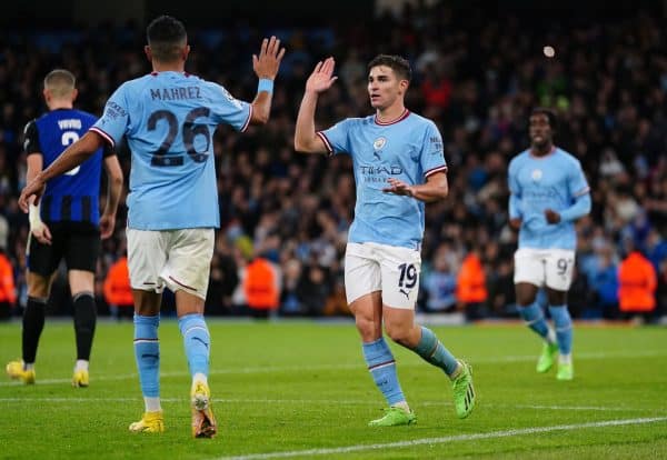 Riyad Mahrez Julian Alvarez Manchester City