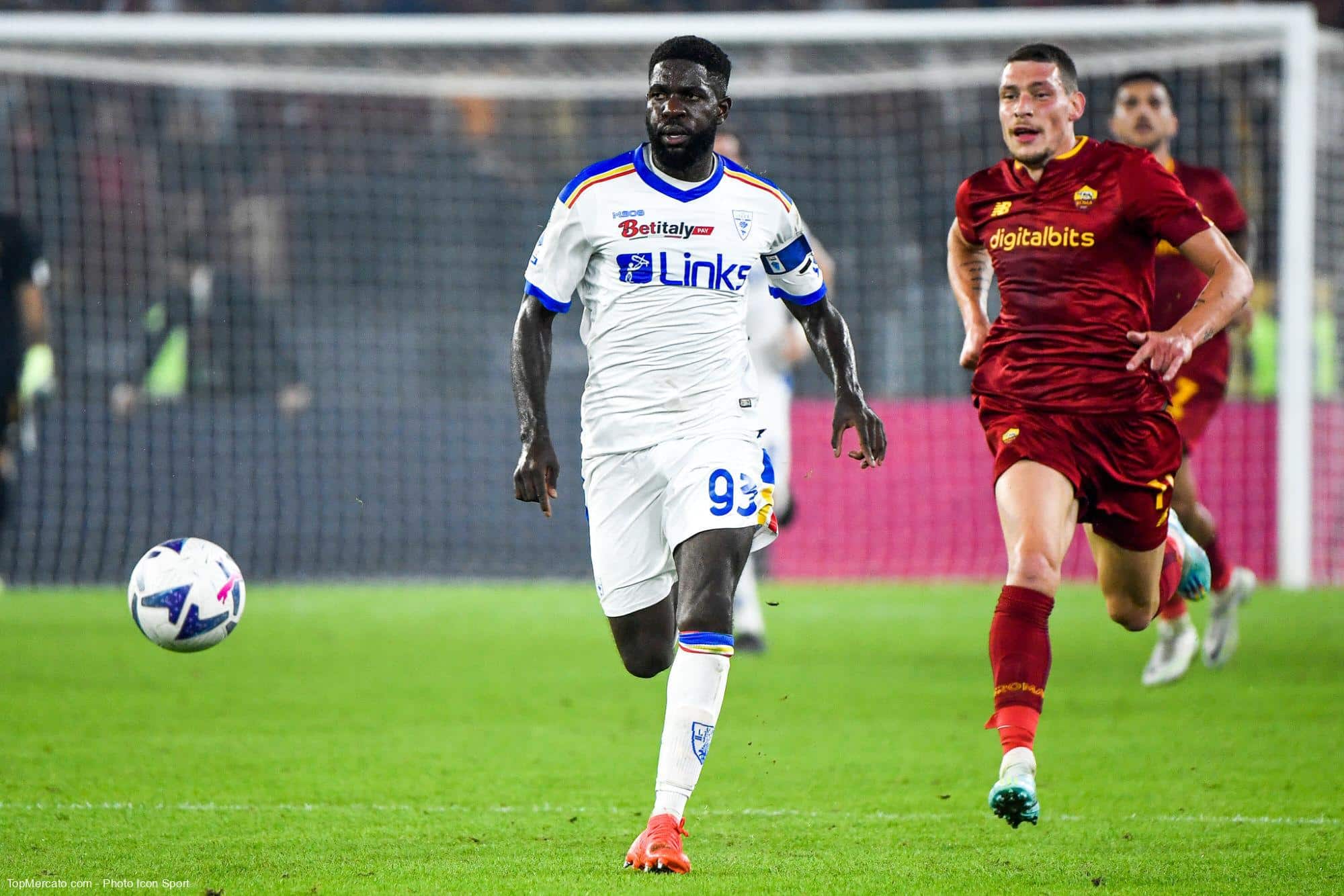 Samuel Umtiti Andrea Belotti AS Roma Lecce
