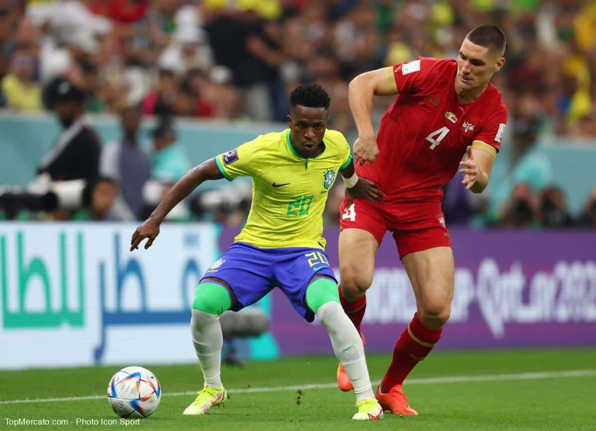 Vinicius Junior, Brésil Serbie
