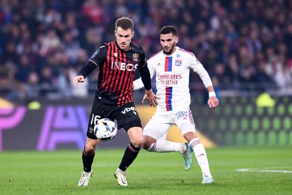 Aaron Ramsey Houssem Aouar Nice OL