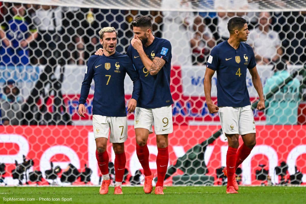 Antoine Griezmann Olivier Giroud Raphaël Varane France