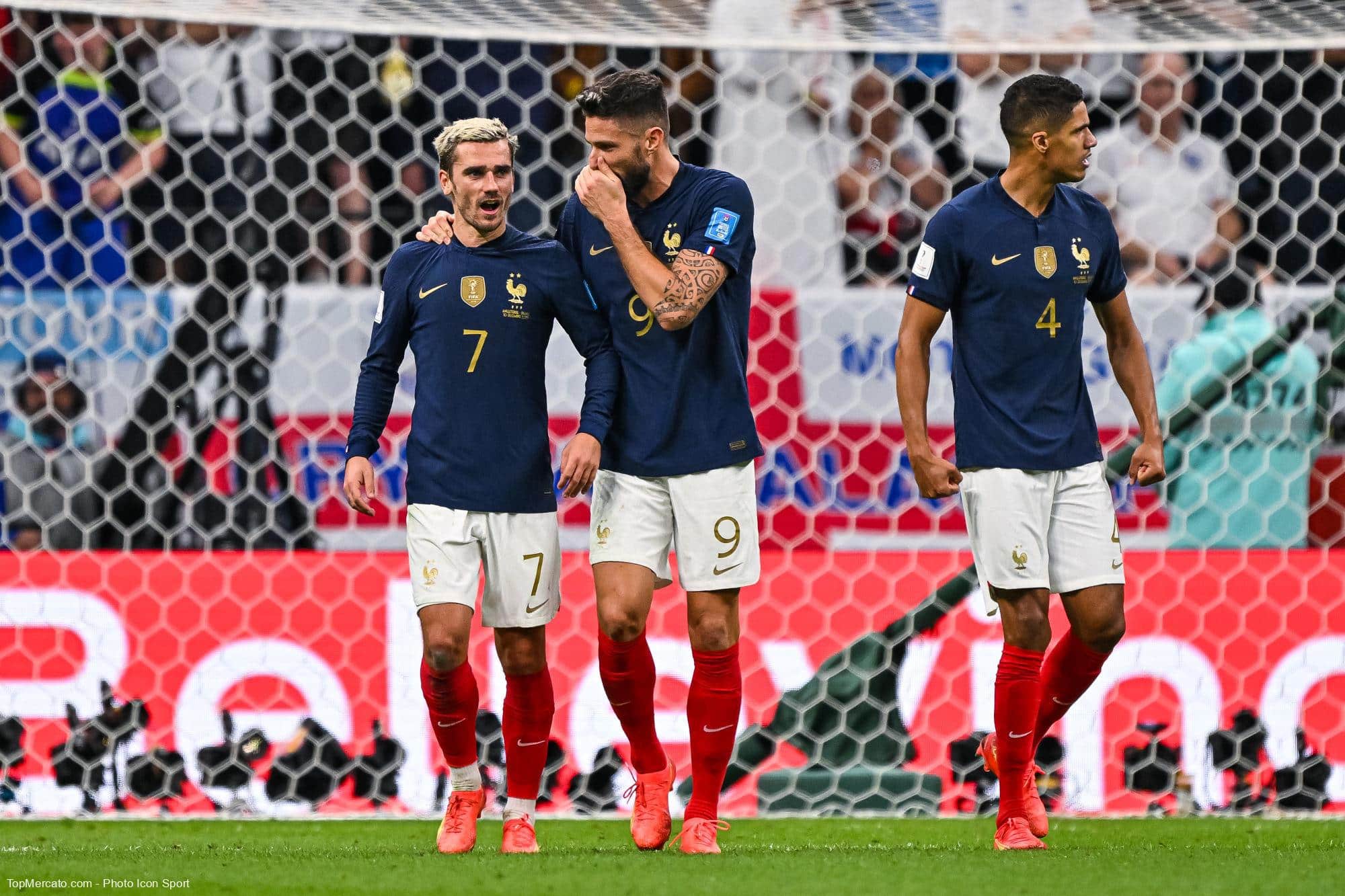 Antoine Griezmann Olivier Giroud Raphael Varane France