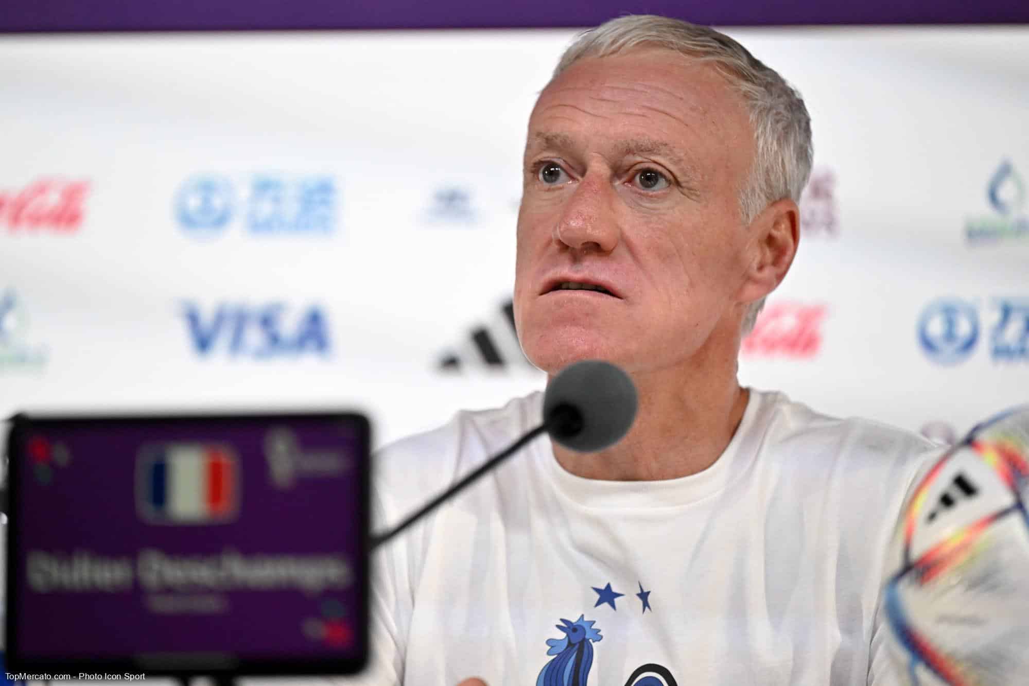 Didier Deschamps, media France French team World Cup 2022