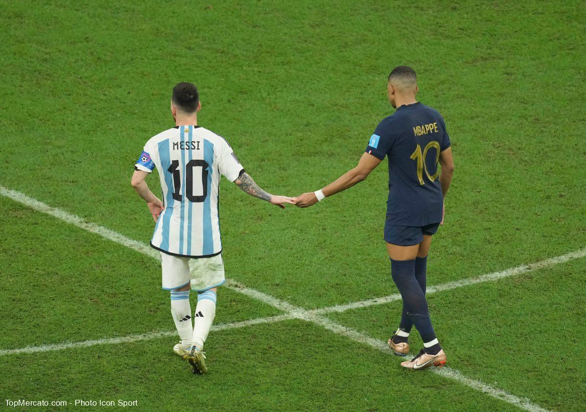 Lionel Messi, Kylian Mbappé, France-Argentine