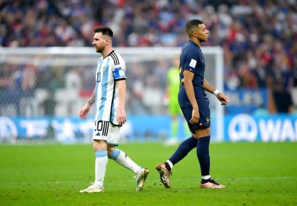 Lionel Messi Kylian Mbappé Argentina France