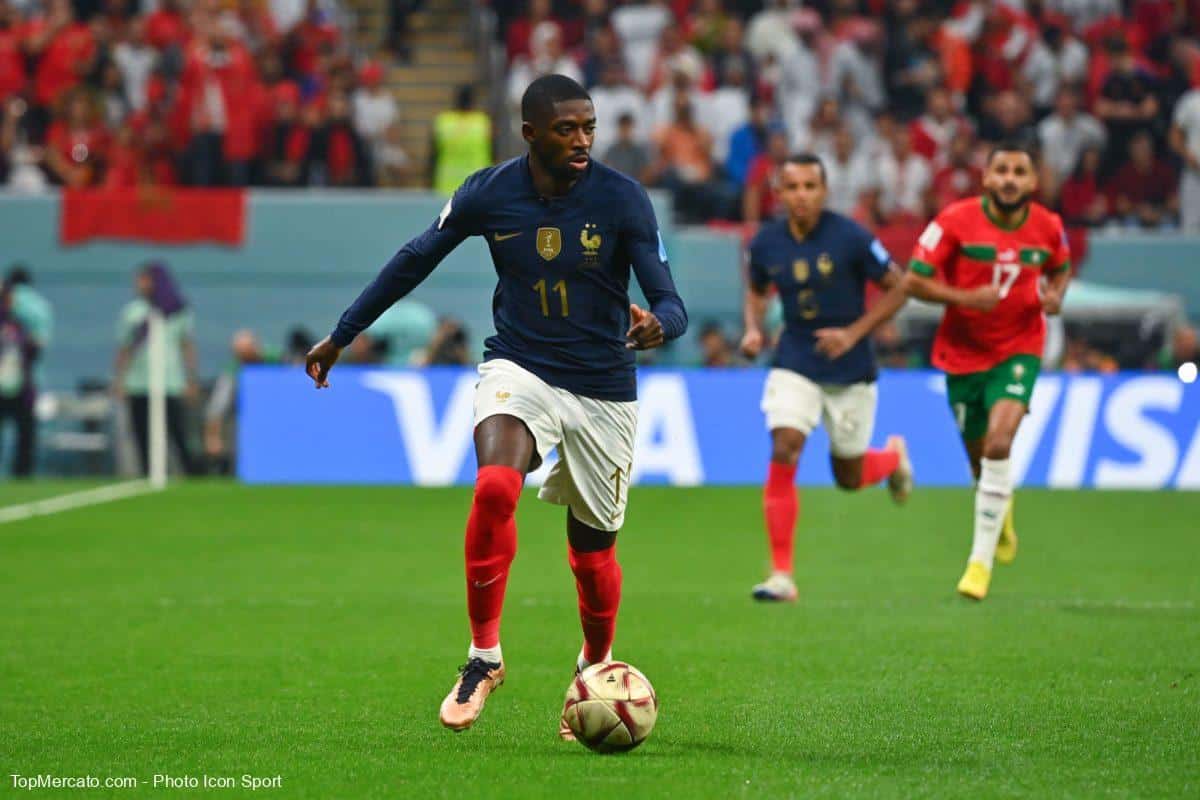 Ousmane Dembélé, France Maroc Coupe du monde 2022