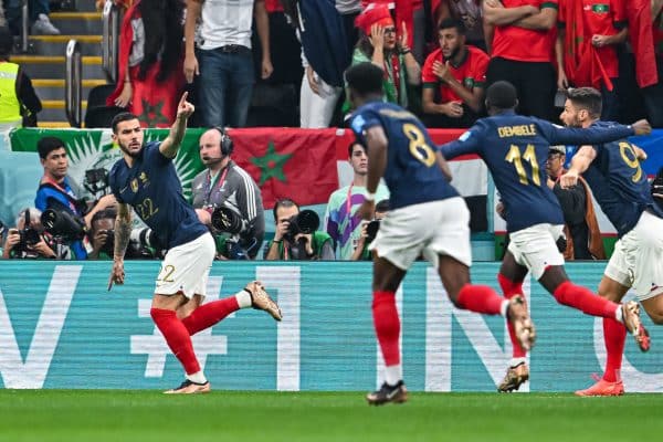 Théo Hernandez France Maroc Coupe du monde 2022