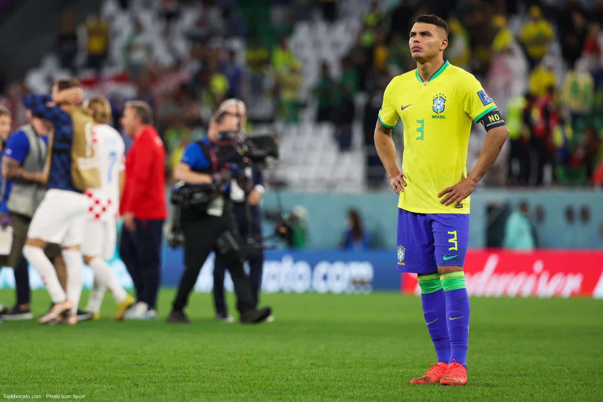 Le Brésil éliminé, Thiago Silva a très, très mal