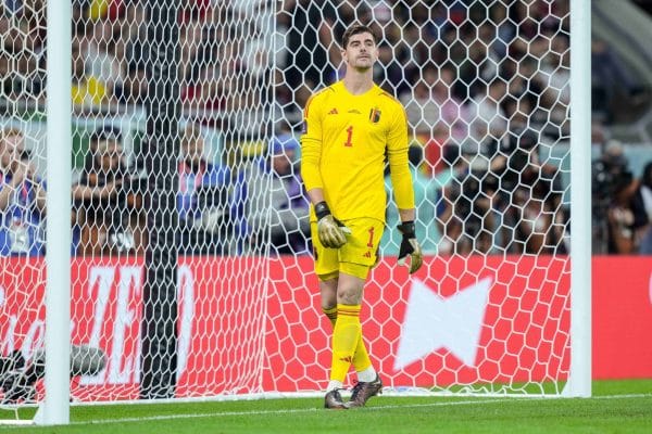 Thibaut Courtois, Belgique Coupe du monde 2022