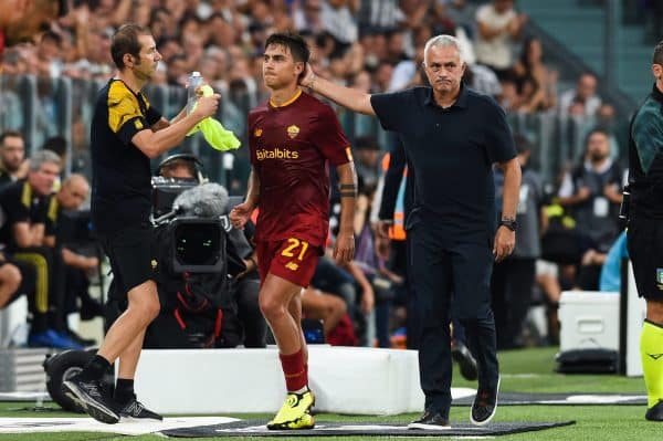 Paulo Dybala José Mourinho AS Roma