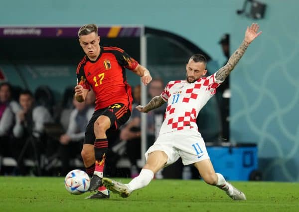 Leandro Trossard Marcelo Brozovic Belgique Croatie