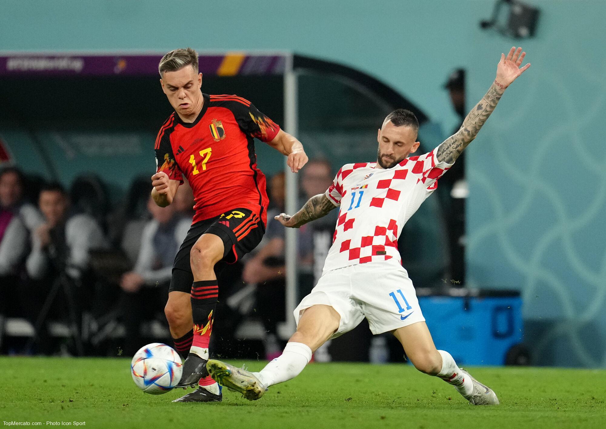 Leandro Trossard Marcelo Brozovic Belgium Croatia