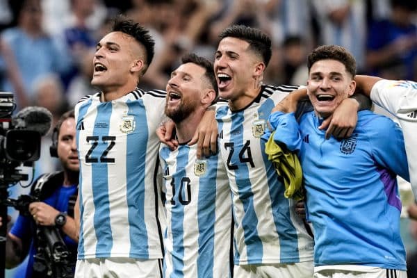 Lautaro Martinez Lionel Messi Enzo Fernandez Julian Alvarez Argentine