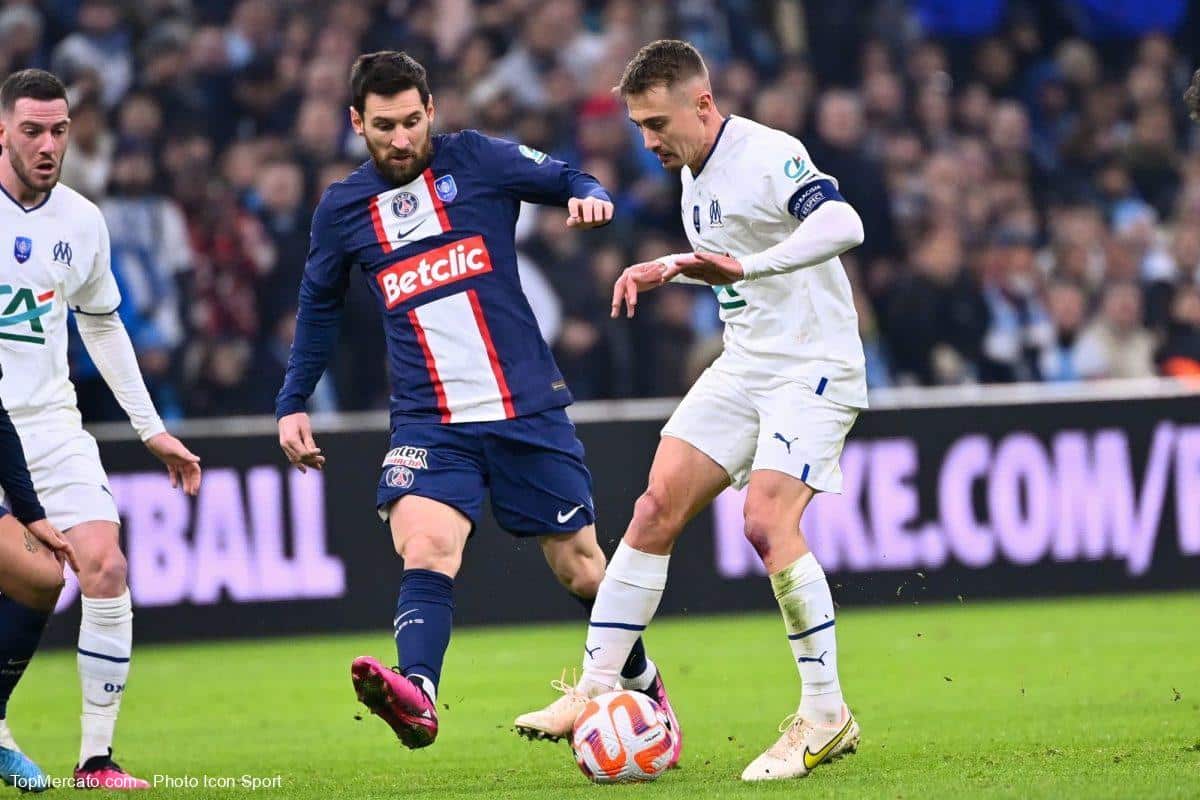 Lionel Messi Valentin Rongier PSG OM