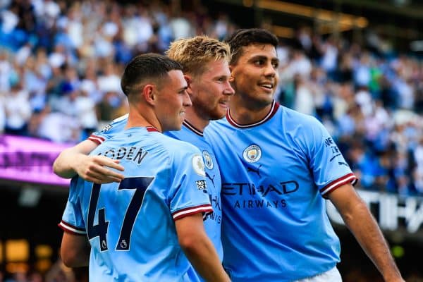 Phil Foden Kevin De Bruyne Rodri Manchester City