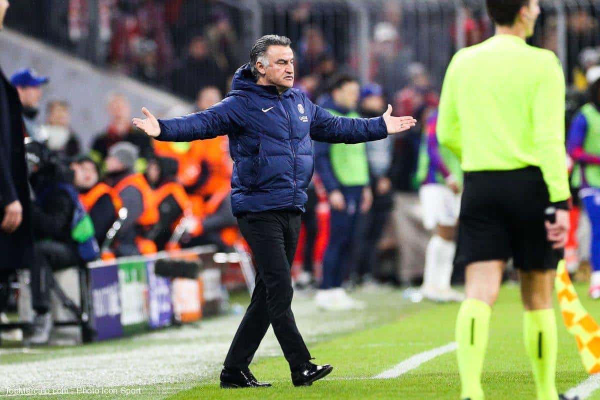 Christophe Galtier, PSG Paris Saint-Germain Paris déception