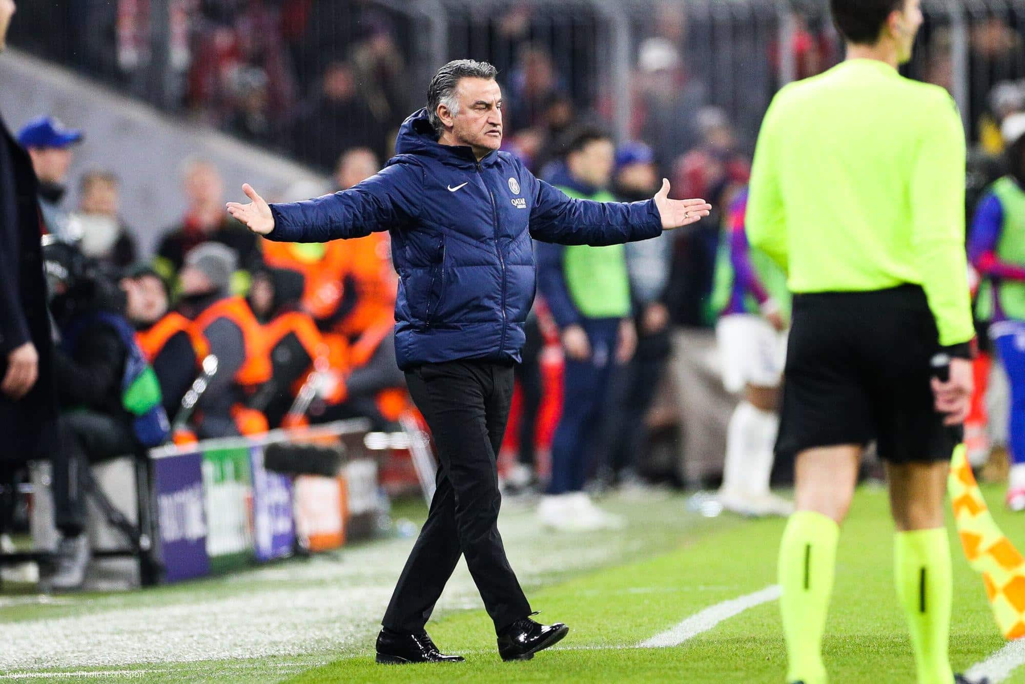 Christophe Galtier, PSG Paris Saint-Germain Paris déception