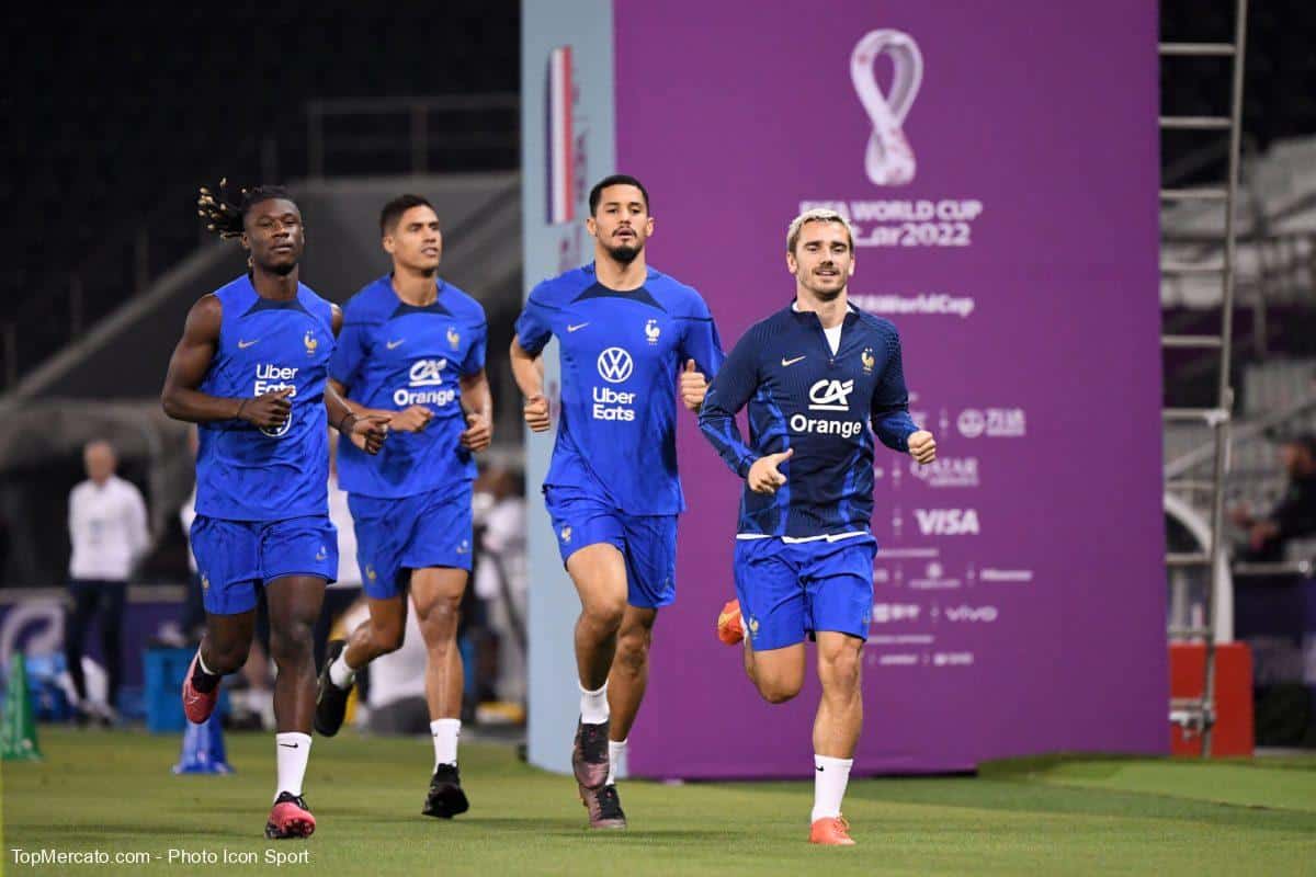 Eduardo Camavinga Raphaël Varane William Saliba Antoine Griezmann Equipe de France