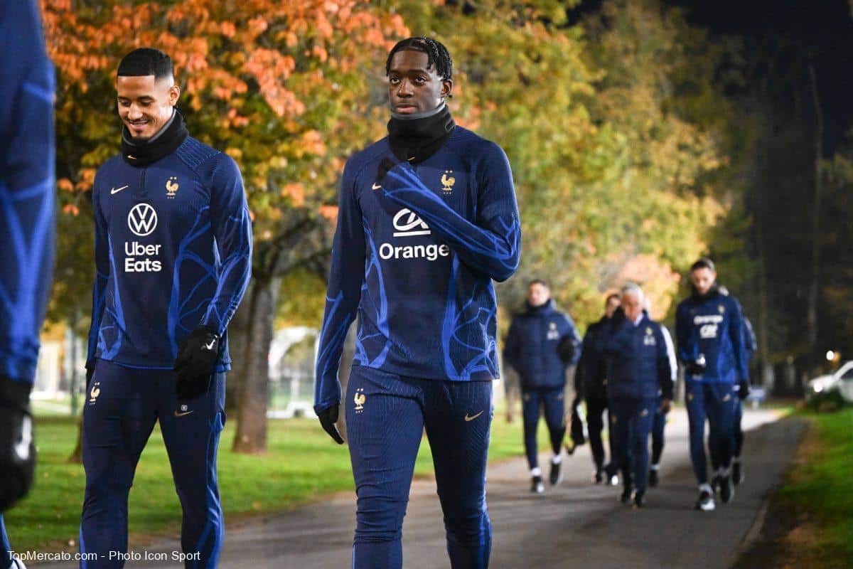 Axel Disasi, William Saliba, équipe de France