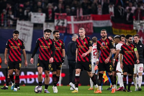 Jack Grealish Riyad Mahrez Erling Haaland Kyle Walker Manchester City