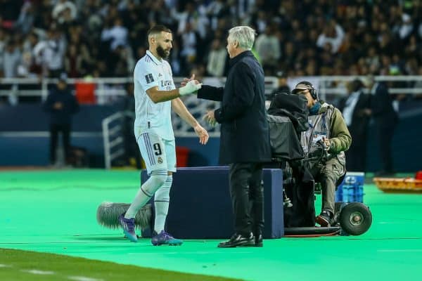 Karim Benzema Carlo Ancelotti Real Madrid